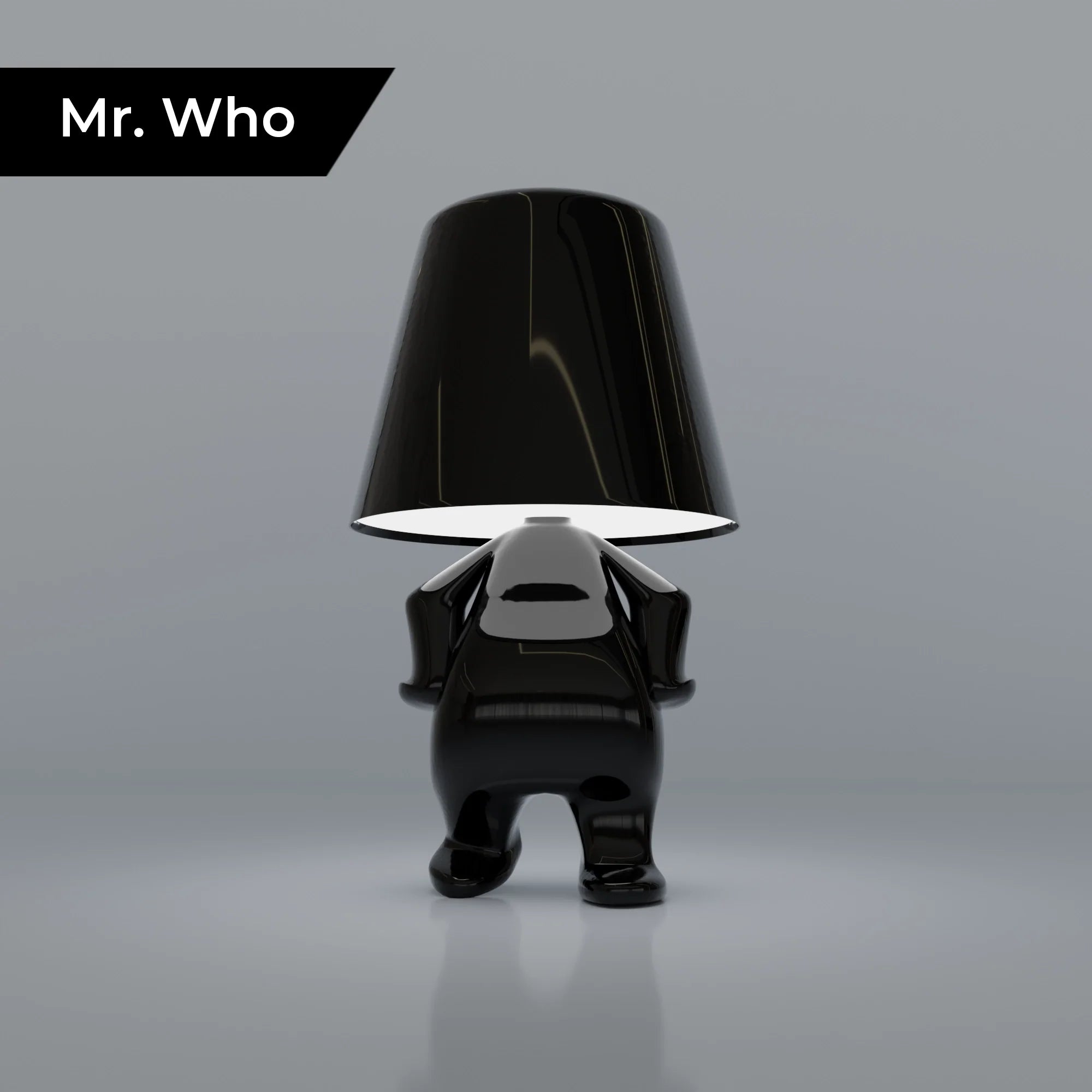Black Thinkers Modern Artistic Table Lamp Collection Accent Light