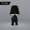 Black Thinkers Modern Artistic Table Lamp Collection Accent Light