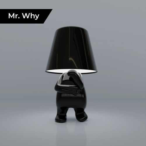 Black Thinkers Modern Artistic Table Lamp Collection Accent Light