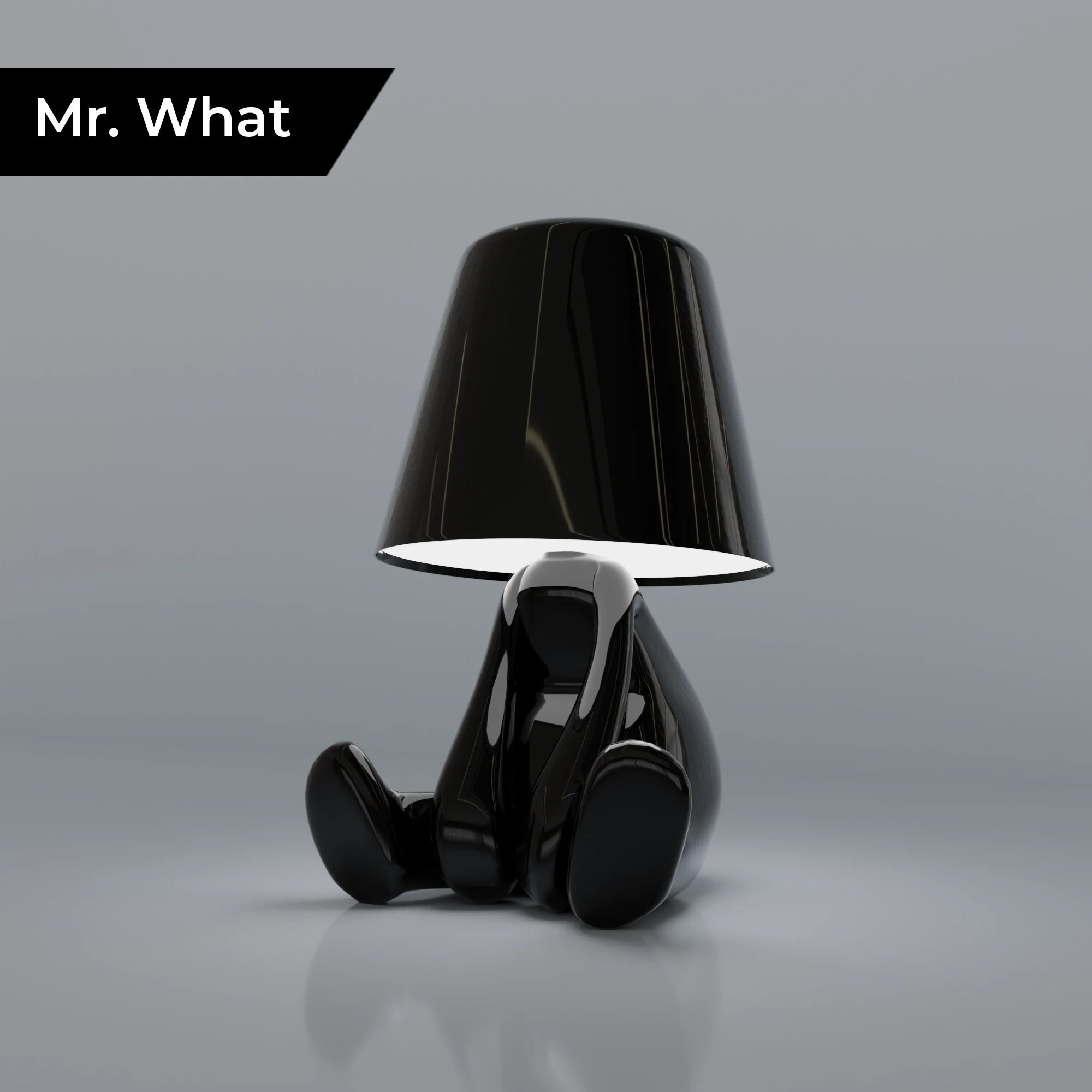 Black Thinkers Modern Artistic Table Lamp Collection Accent Light