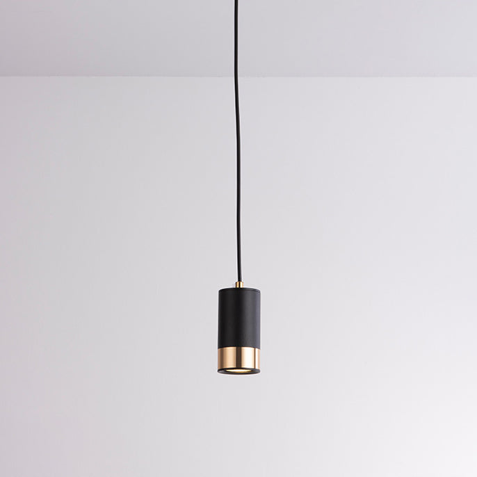 Nordic Minimalist Column Iron Pendant Light 1-Light