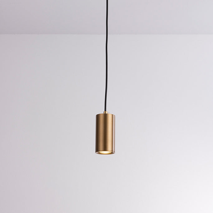 Nordic Minimalist Column Iron Pendant Light 1-Light