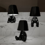 Black Thinkers Modern Artistic Table Lamp Collection Accent Light