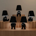 Black Thinkers Modern Artistic Table Lamp Collection Accent Light