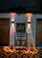 Modern Solar LED Up and Down Wall Light | 1-Light