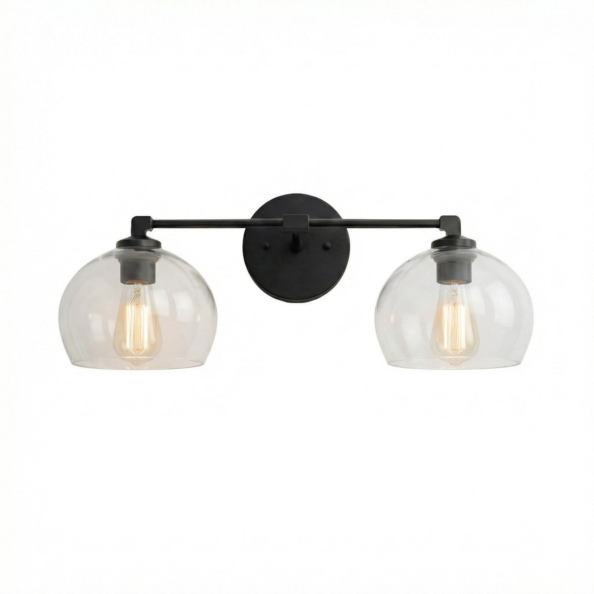 Adrian Modern Minimalist Metal Glass Globe Wall Light