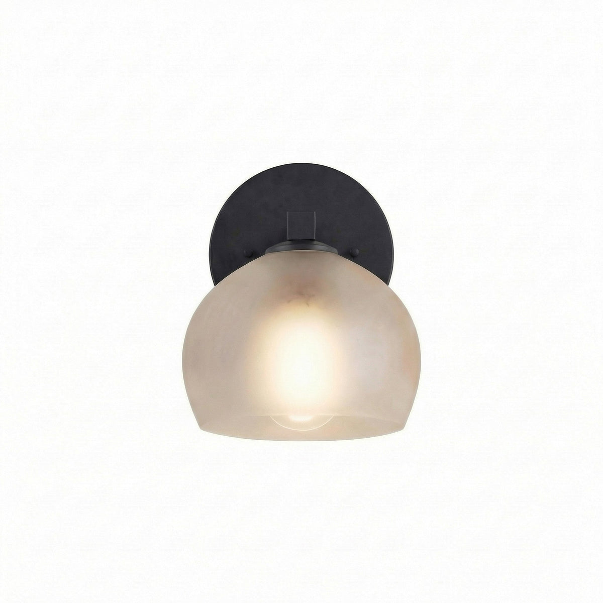 Adrian Modern Minimalist Metal Glass Globe Wall Light