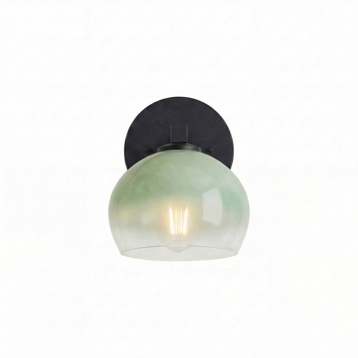 Adrian Modern Minimalist Metal Glass Globe Wall Light