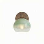 Adrian Modern Minimalist Metal Glass Globe Wall Light