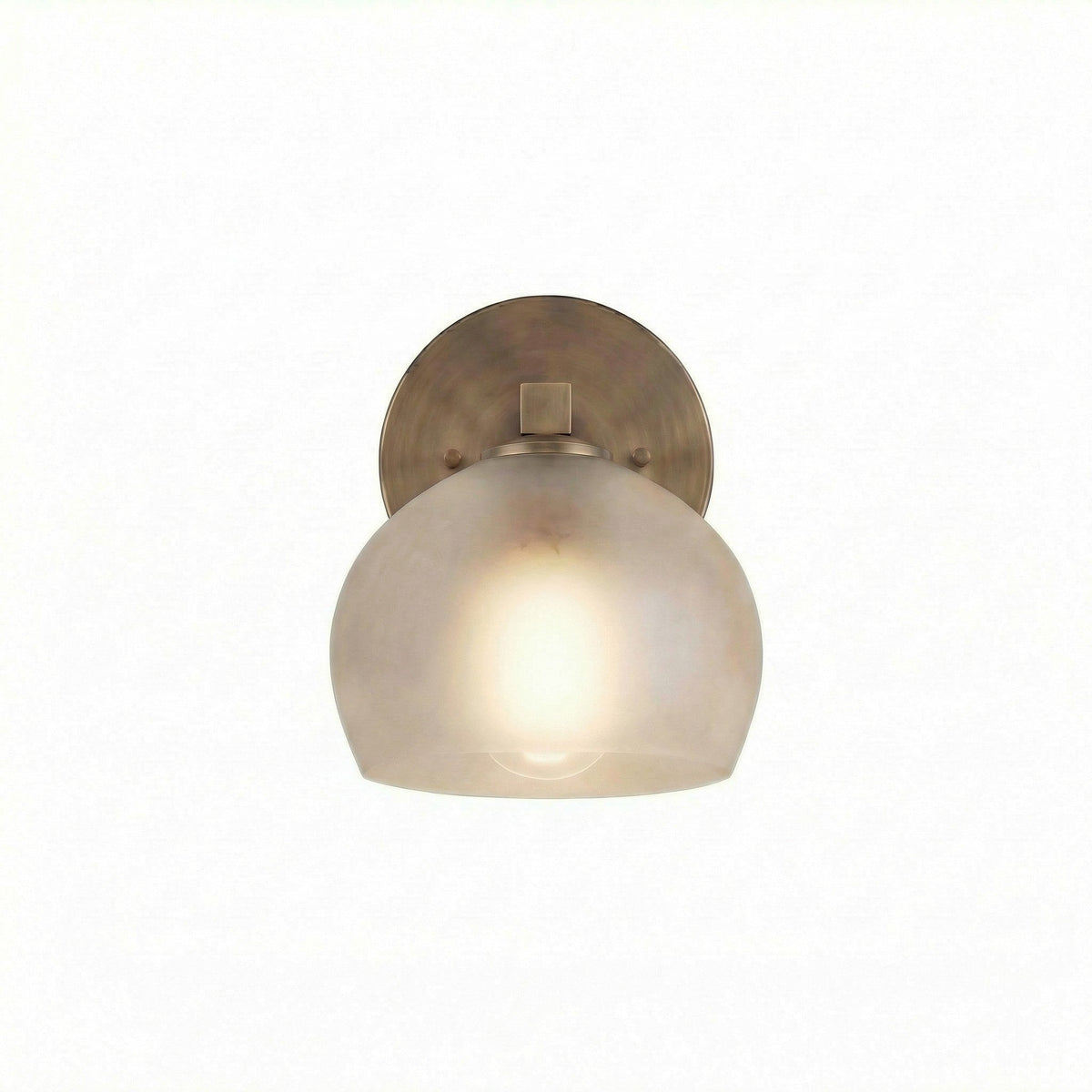 Adrian Modern Minimalist Metal Glass Globe Wall Light