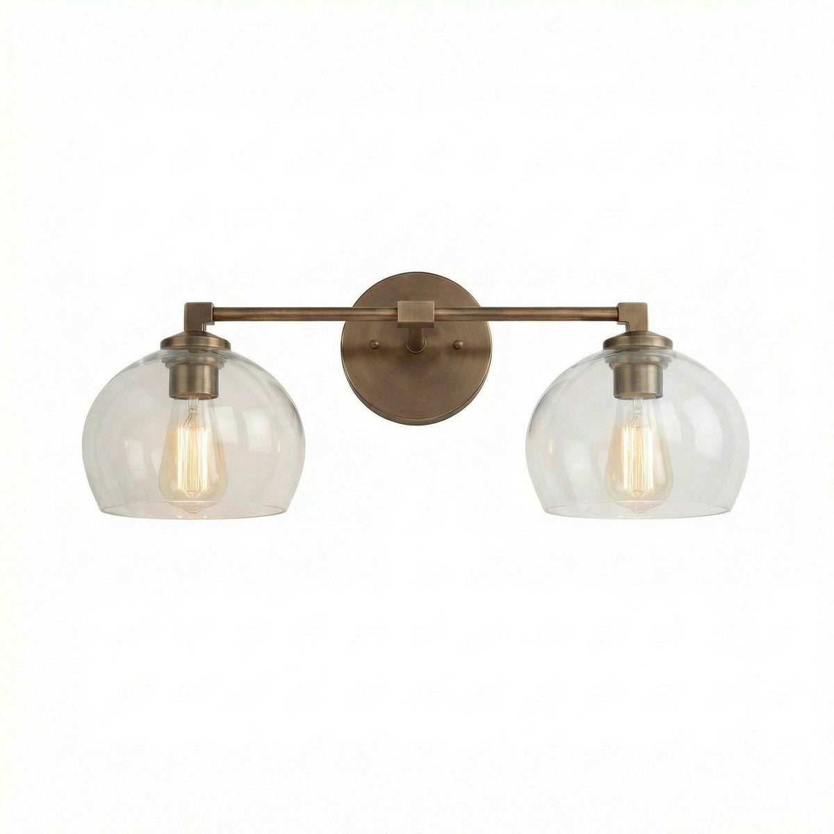 Adrian Modern Minimalist Metal Glass Globe Wall Light