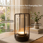 Cordless Table Lamp Rechargeable – Portable LED Lantern for Bedroom & Living Room
