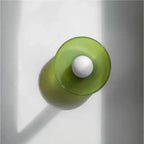 Modern Glass Disc Ceiling and Wall Light LED 1-Light