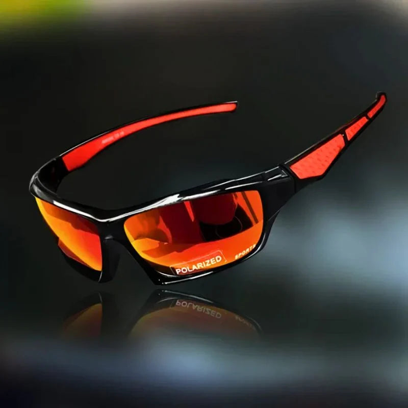 Polarized Sport Sunglasses – Wraparound Mirrored Lens UV400
