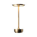 Modern Brass Cone LED Rechargeable Table Lamp 1-Light
