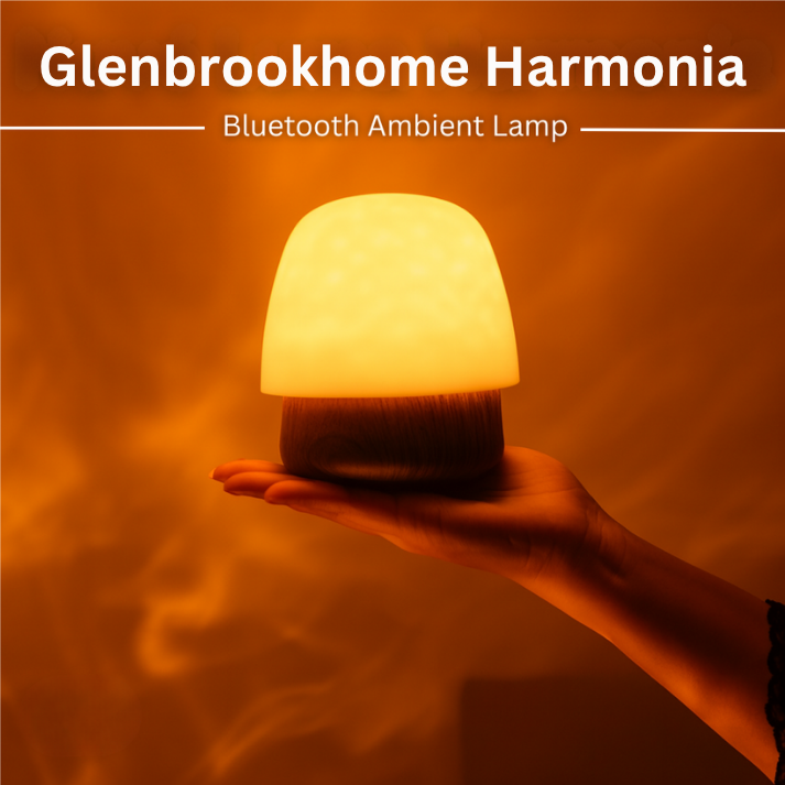 Bluetooth Speaker Lamp – LED Ambient Mood Light | Rechargeable Bedside Table Lamp