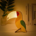 Nordic Wooden Animal LED Table Lamp – Decorative Bunny Desk Light for Kids Room 1-Light