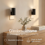 Plug-In Night Light – Dusk to Dawn Dimmable LED Nightlight for Hallway & Bedroom