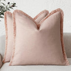 Pillowcase Bohemian Style Solid Color Tassel Headboard Cushion Seat Cushion Living Room Sofa Pillowcase Cross-Border