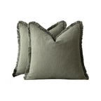 Pillowcase Bohemian Style Solid Color Tassel Headboard Cushion Seat Cushion Living Room Sofa Pillowcase Cross-Border