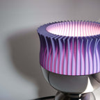 Flora Table Lamp Lilac Purple Mushroom LED Bedside Light Glenbrookhome