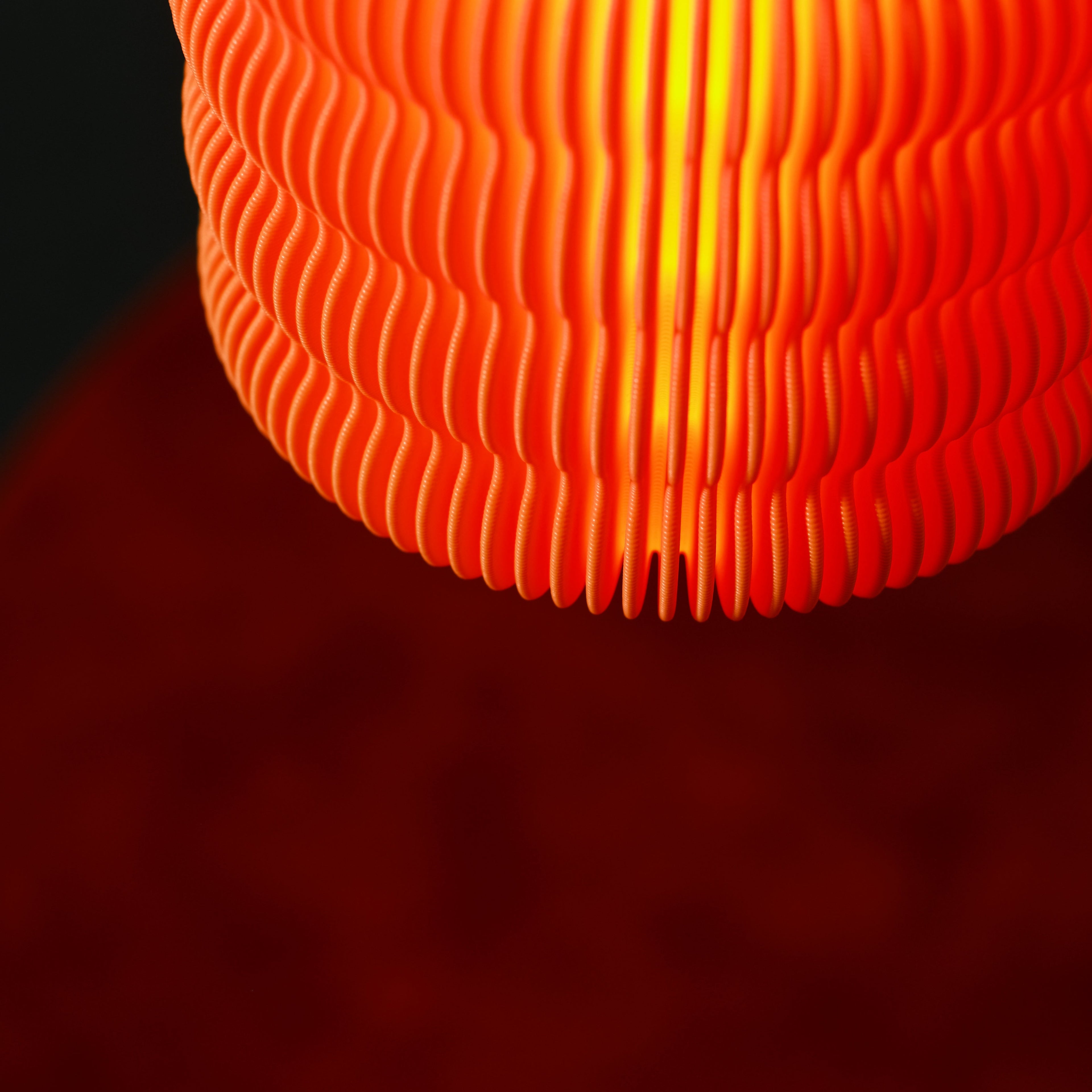 Otto Pendant Lamp Mandarin Orange Hanging Ceiling Light Modern Decor Glenbrookhome
