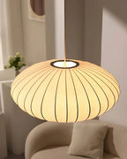 Japanese Fabric Round Pendant 1-Light
