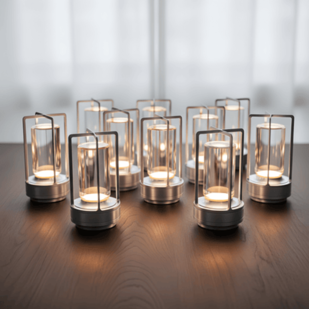 Crystal Gem LED Table Lamp – Wholesale & Event Pricing | Bulk Faceted Glass Night Light