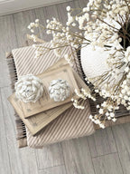 Artificial Cream Neutral Gypsophila Stem Faux Flower Decor