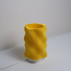 Bubble Table Lamp Lemon Yellow LED Mushroom Bedside Light Glenbrookhome
