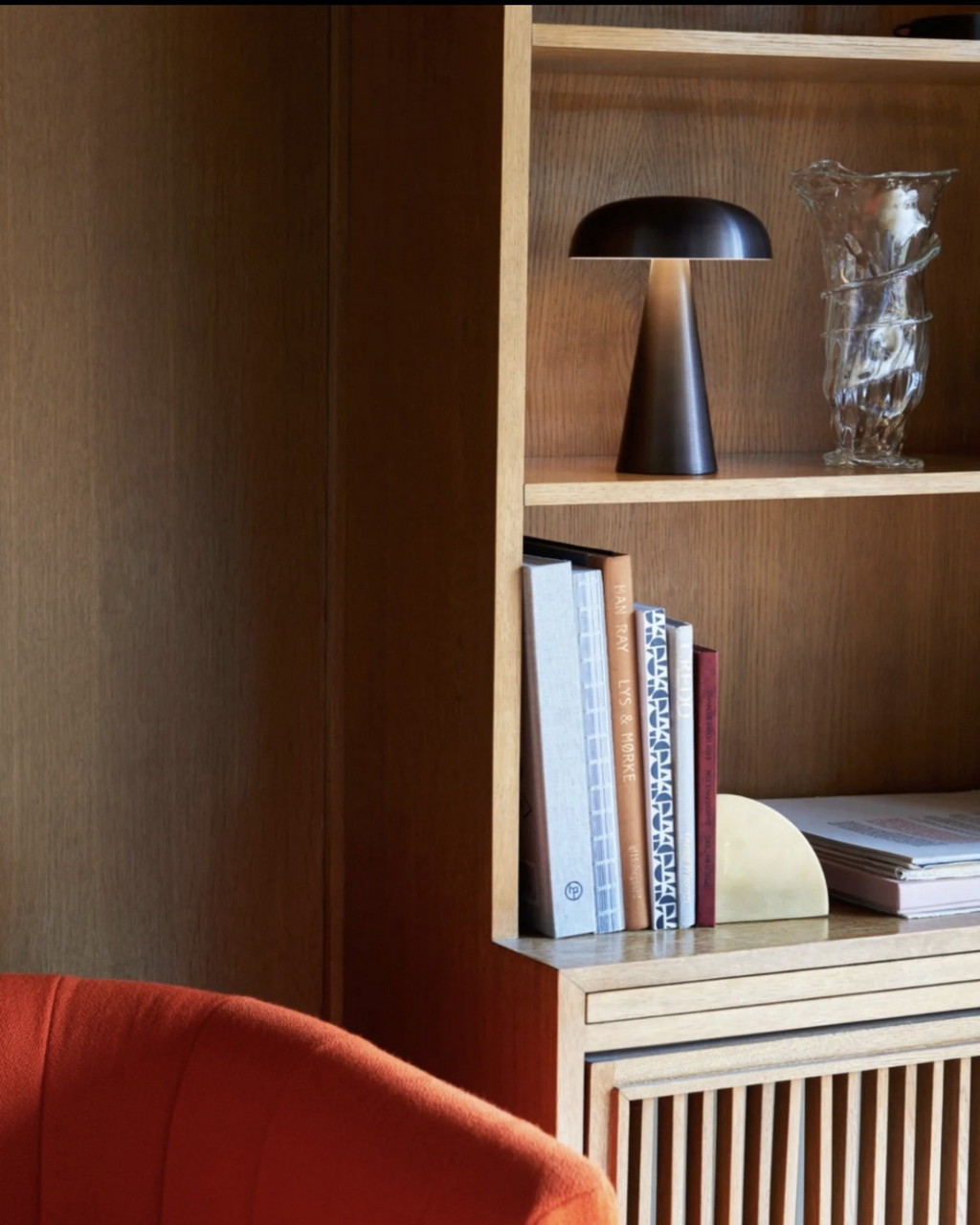 Minimalist Dome Table Lamp LED 1-Light
