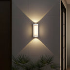 Nordic Minimalist Acrylic Rectangular Outdoor Wall Light LED Up-Down