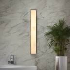Modern Alabaster Rectangular Outdoor Wall Light LED 1-Light