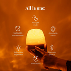 Crystal Ambient Table Lamp LED Night Light Diamond Decorative Desk Lamp for Bedroom