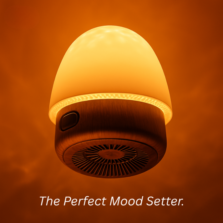 Bluetooth Speaker Lamp – LED Ambient Mood Light | Rechargeable Bedside Table Lamp