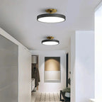 Modern Brass Round LED Ceiling Light 1-Light