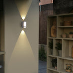 Nordic Minimalist Acrylic Rectangular Outdoor Wall Light LED Up-Down