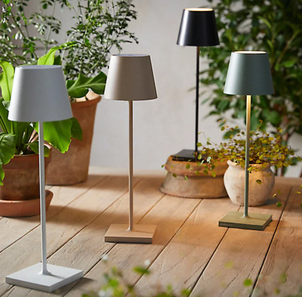 Slim LED Table Lamp with Shade – Modern Bedside Night Light for Bedroom, Living Room & Nightstand