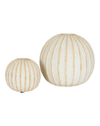 Globe Striped Decorative Ball Home Decor Accent
