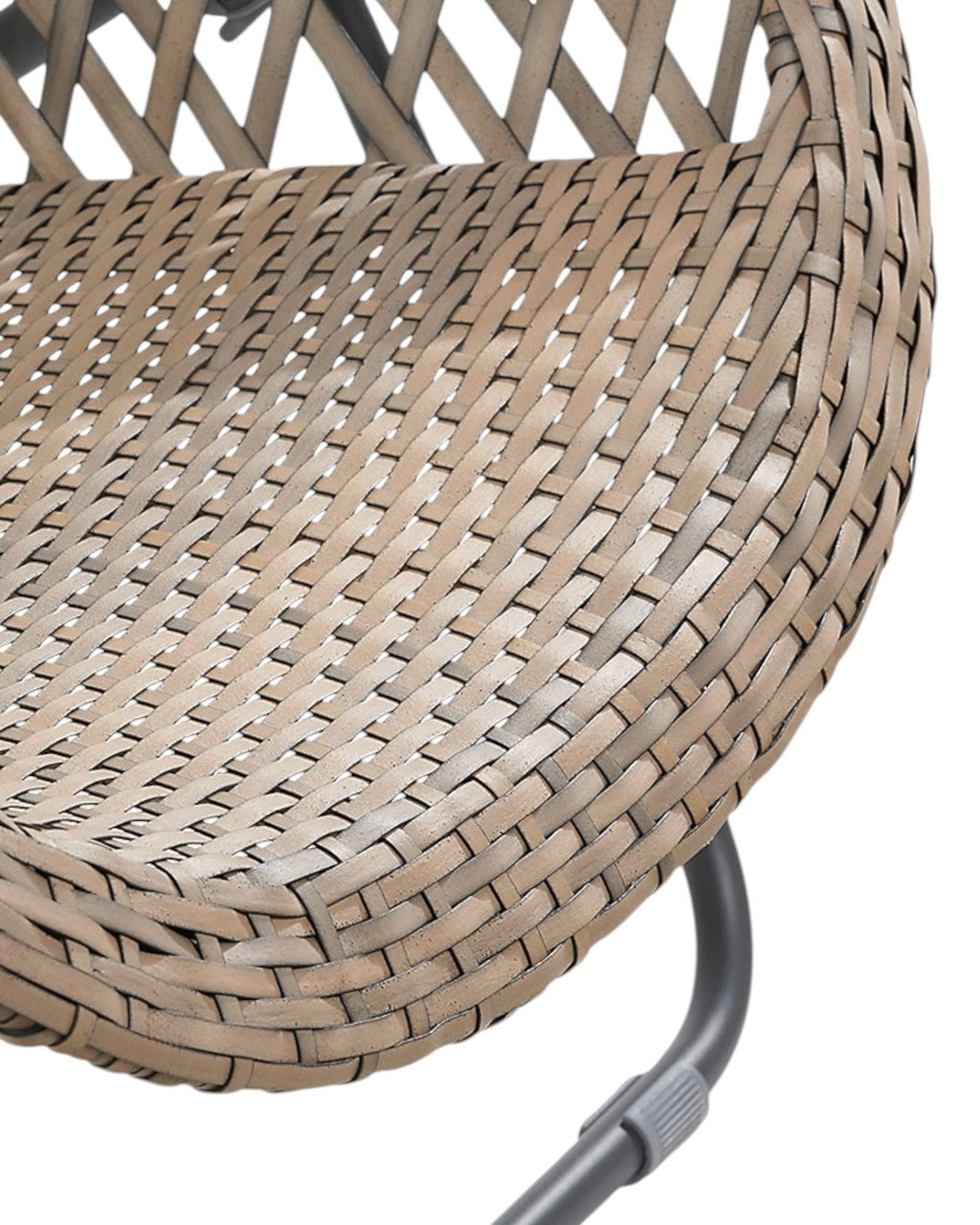 Rattan Snug Garden Furniture Chair Table Set Natural