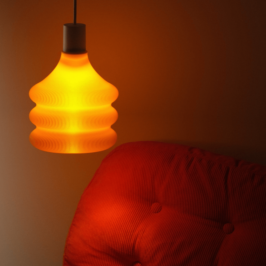 Cosmo Pendant Lamp Lemon Yellow Hanging Ceiling Light Modern Home Decor