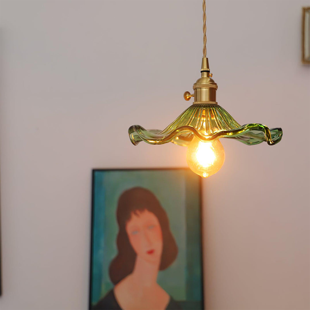 Modern Grass Flower Pendant Light 1-Light