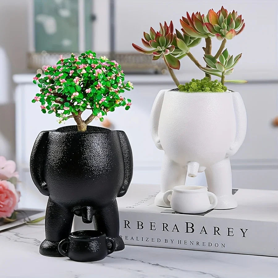 Willy Character Garden Planter Pot Outdoor Decorative Figurine Decor