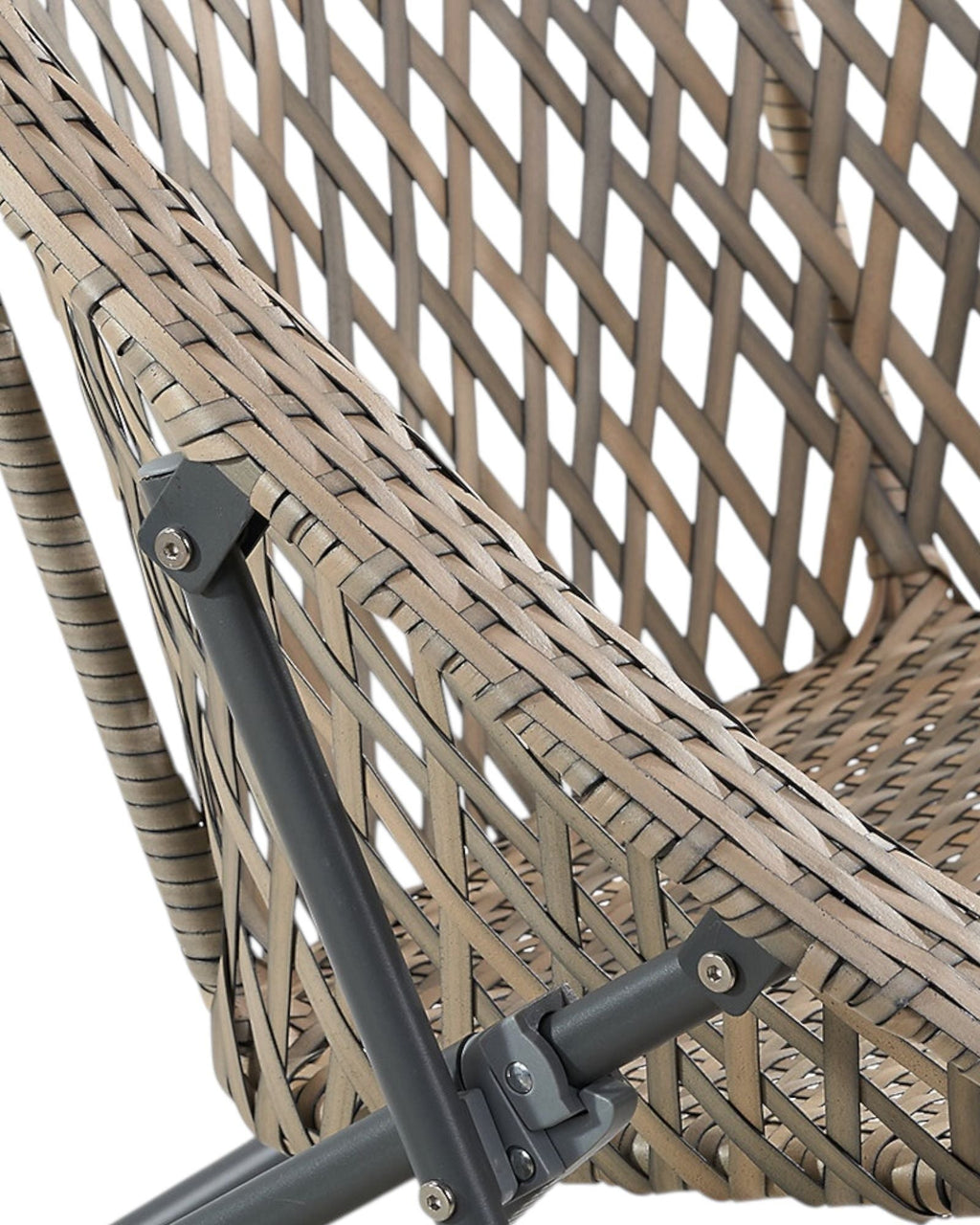 Rattan Snug Garden Furniture Chair Table Set Natural