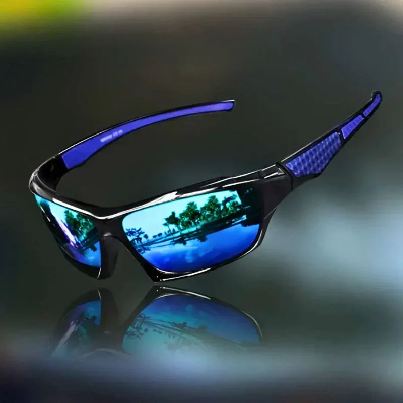 Polarized Sport Sunglasses – Wraparound Mirrored Lens UV400