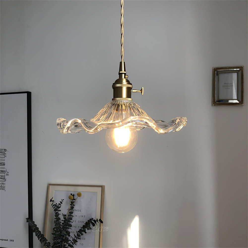 Modern Grass Flower Pendant Light 1-Light