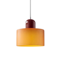 Modern Glass Cylinder Pendant 1-Light