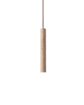 Minimalist Travertine Cylinder Pendant Light 1-Light