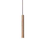 Minimalist Travertine Cylinder Pendant Light 1-Light