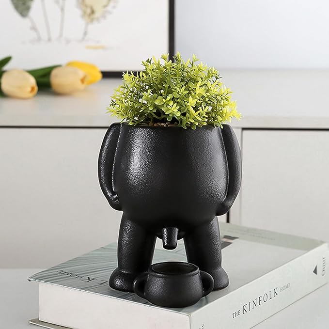 Willy Character Garden Planter Pot Outdoor Decorative Figurine Decor